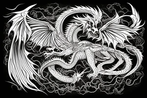 vertical
dragon and lion
lions mane
dragon wings
Dragons claws
pegasus
abstract negative space
divinely illuminated
dark
shaaman with snowglobe
trippy
drugs tattoo idea