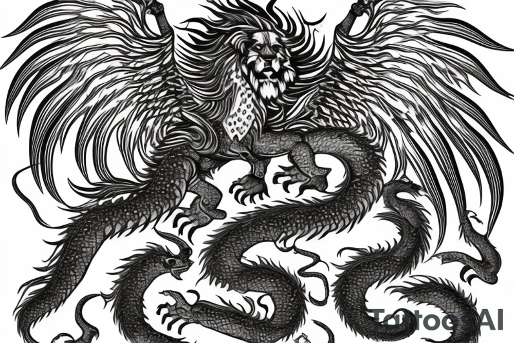 vertical
dragon and lion
lions mane
dragon wings
Dragons claws
pegasus
abstract negative space
divinely illuminated
dark
shaaman with snowglobe
trippy
drugs tattoo idea