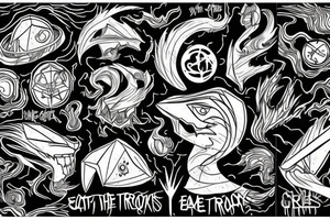 LET THE EARTH QUAKE
LET STONES CRACK
LET THE TEMPEST ROAR tattoo idea