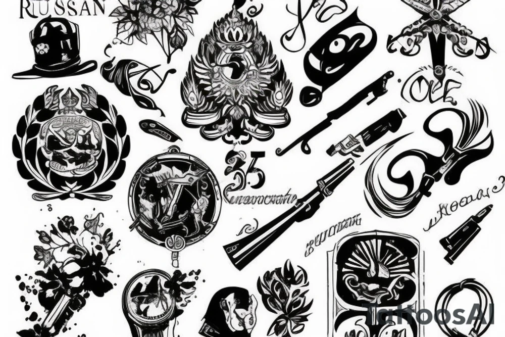 RUSSIAN WAR tattoo idea