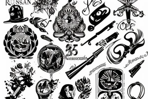 RUSSIAN WAR tattoo idea