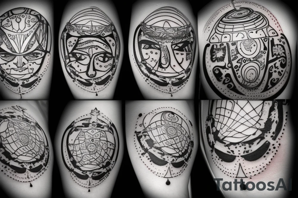 dark
hallucinogenic
Fortune teller
Chrystal ball tattoo idea