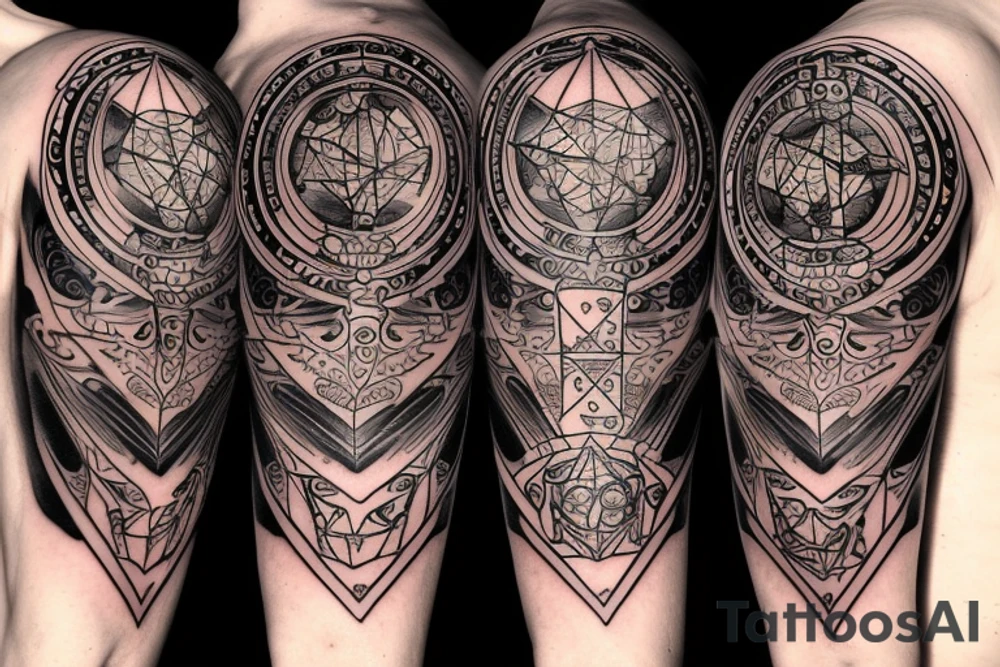 dark
Fortune teller
Chrystal ball
wizard tattoo idea