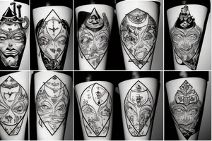 dark
Fortune teller
Chrystal ball
wizard tattoo idea