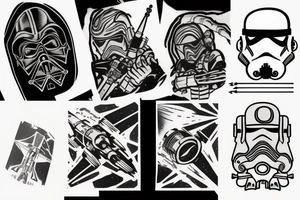 x-wing
star wars
laser tattoo idea