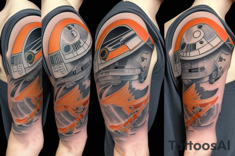 x-wing
star wars tattoo idea