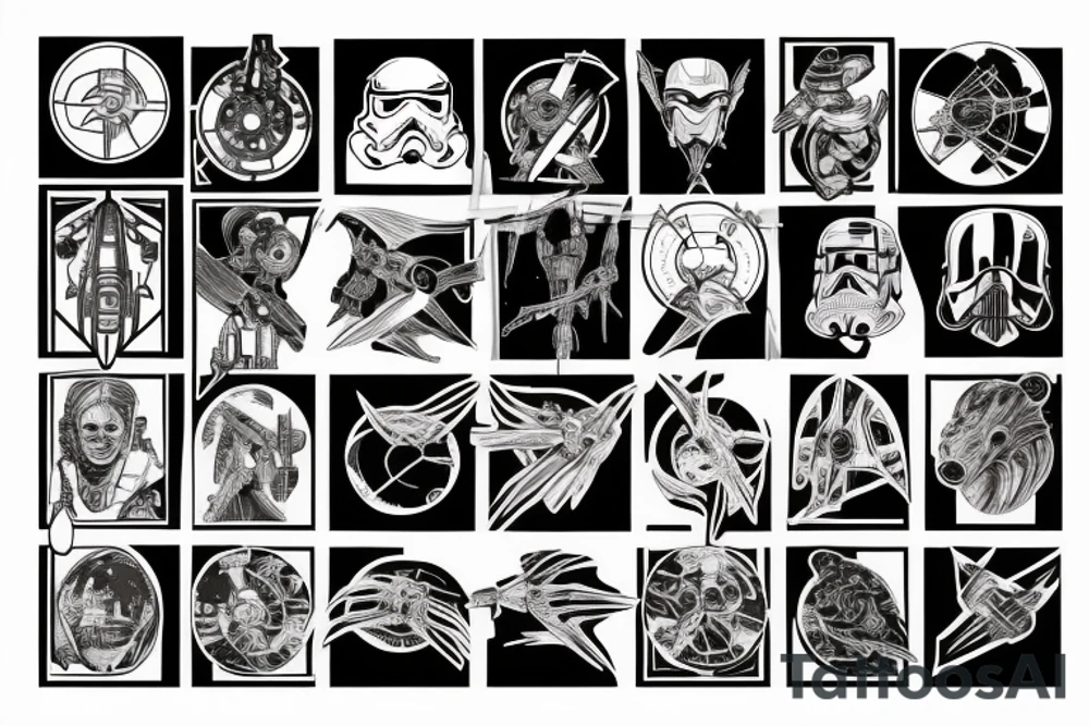 x-wing
star wars tattoo idea