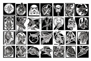 x-wing
star wars tattoo idea
