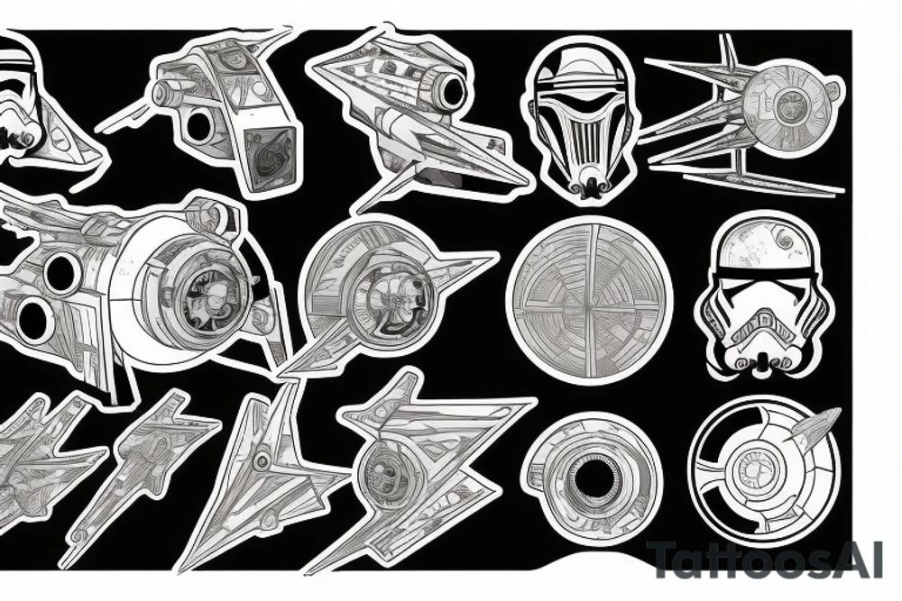 x-wing
star wars tattoo idea