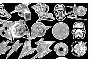 x-wing
star wars tattoo idea