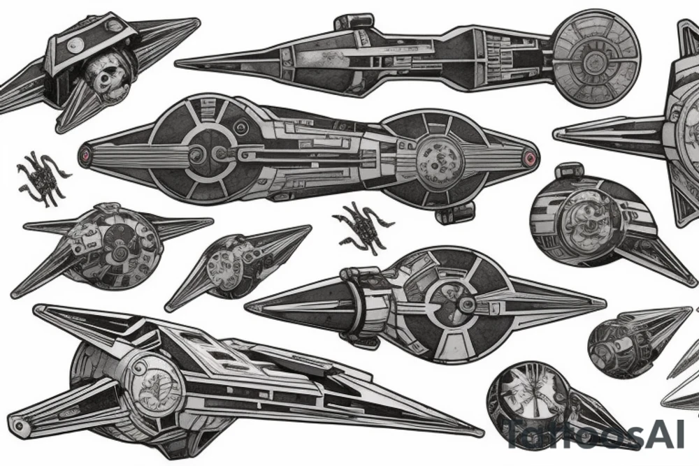 x-wing
star wars tattoo idea