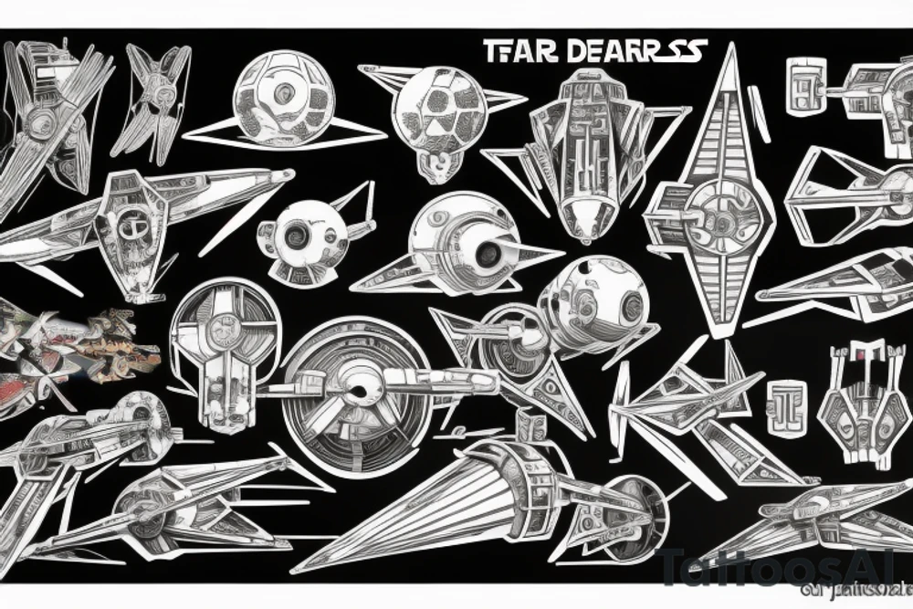 x-wing
star wars tattoo idea