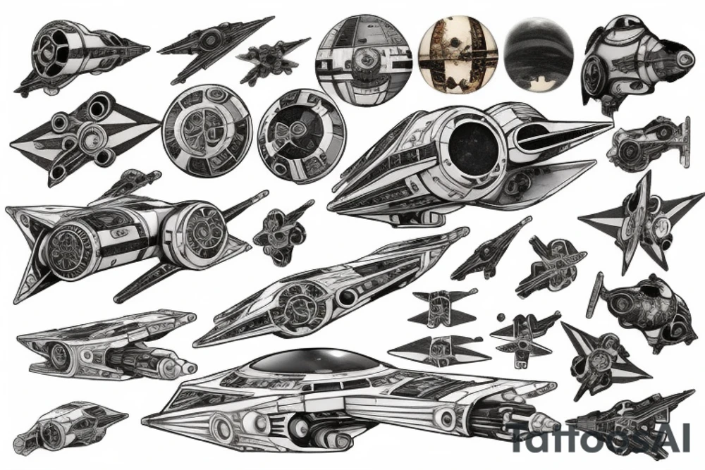 x-wing
star wars tattoo idea