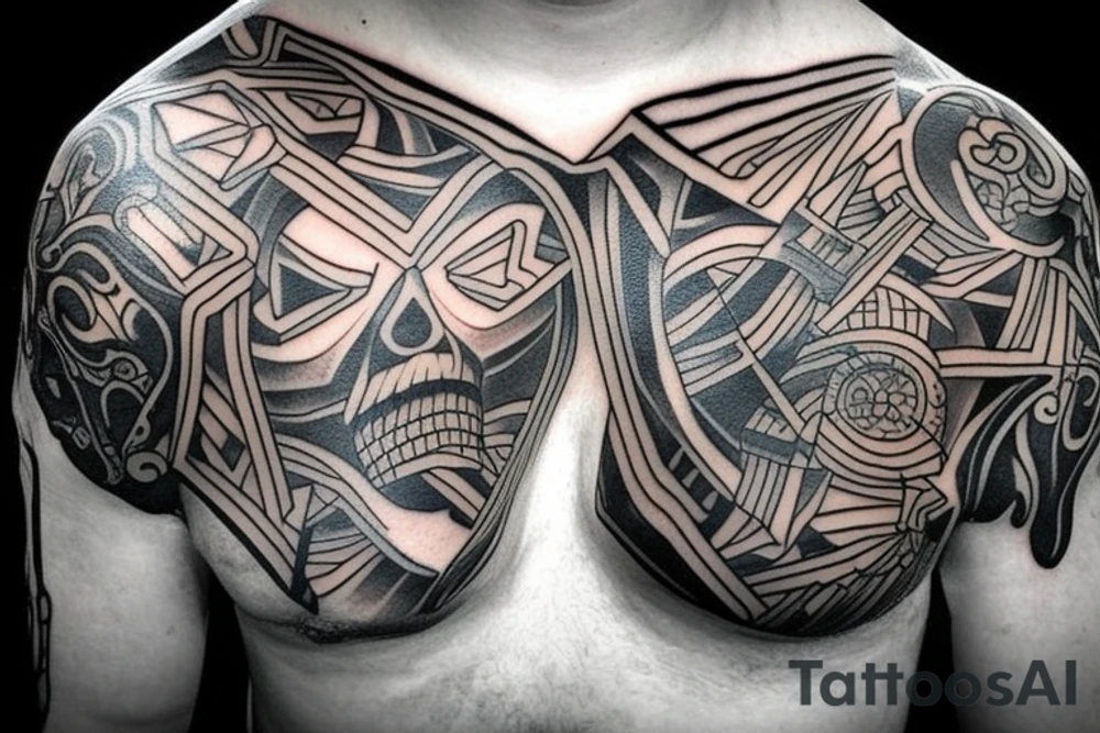 Syfy, for man, on shoulder tattoo idea