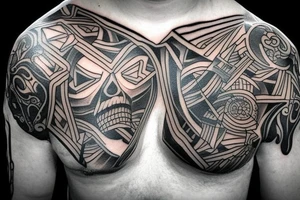 Syfy, for man, on shoulder tattoo idea
