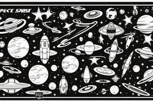 Syfy, space, star trek, for man, tattoo idea
