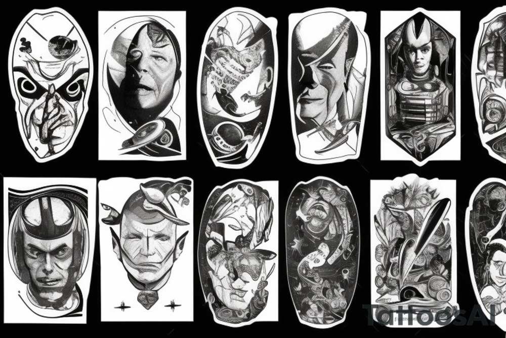 Syfy, space, star trek, for man, tattoo idea