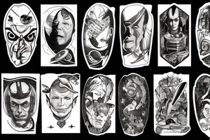 Syfy, space, star trek, for man, tattoo idea