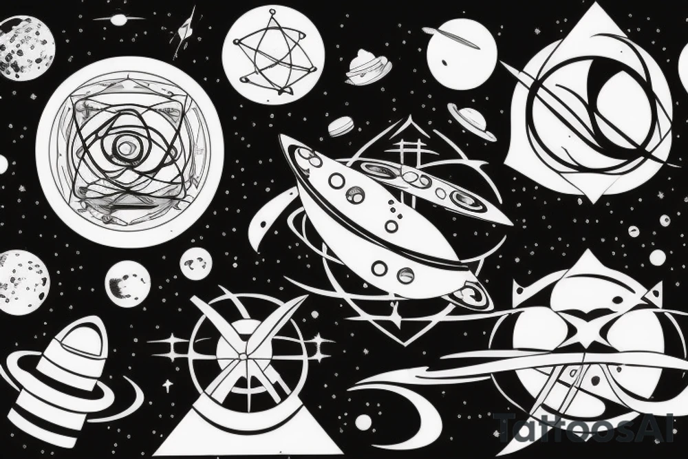 Syfy, space, for man, galaxy tattoo idea