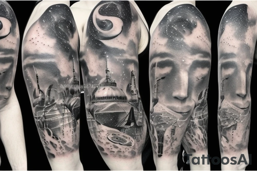 Syfy, space, for man, galaxy tattoo idea