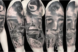 Syfy, space, for man, galaxy tattoo idea