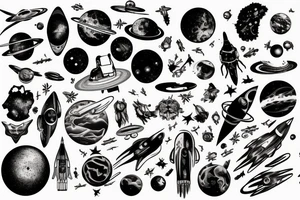 Syfy, space, for man, galaxy tattoo idea