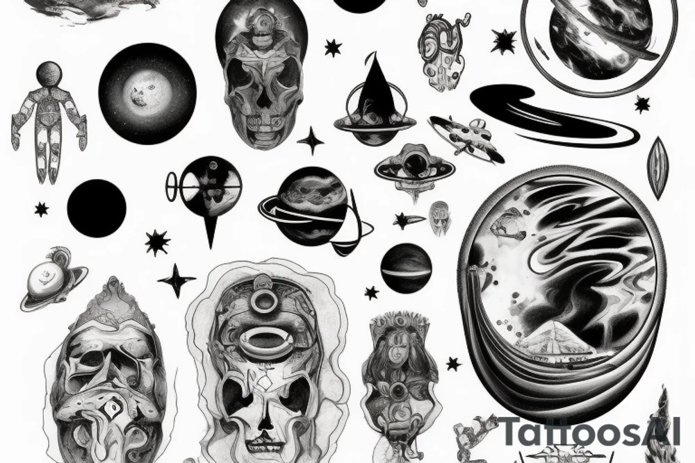 Space, syfy tattoo idea