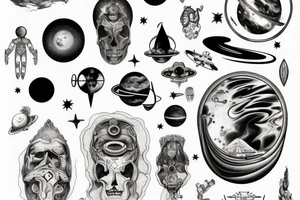 Space, syfy tattoo idea