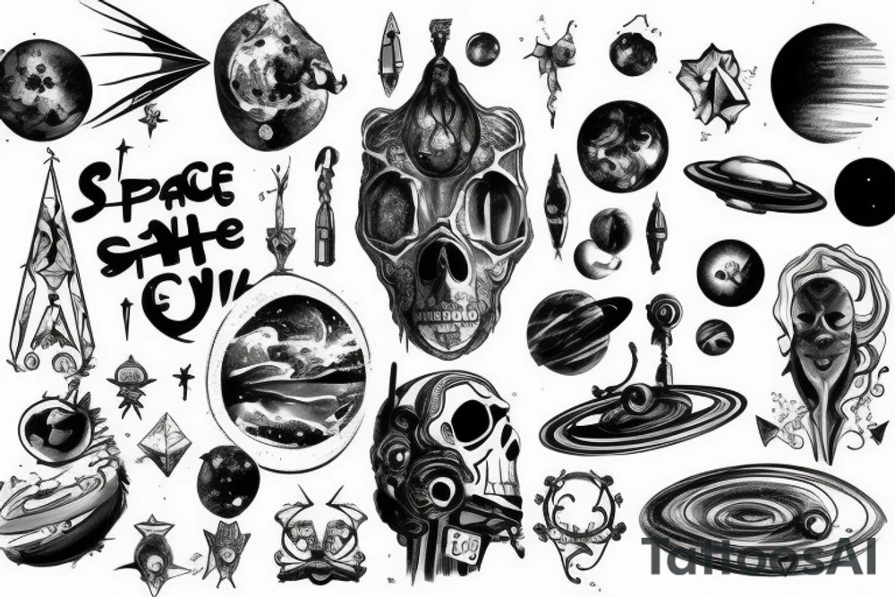 Space, syfy tattoo idea
