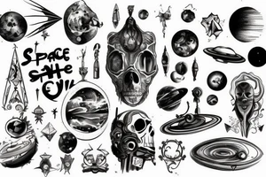 Space, syfy tattoo idea