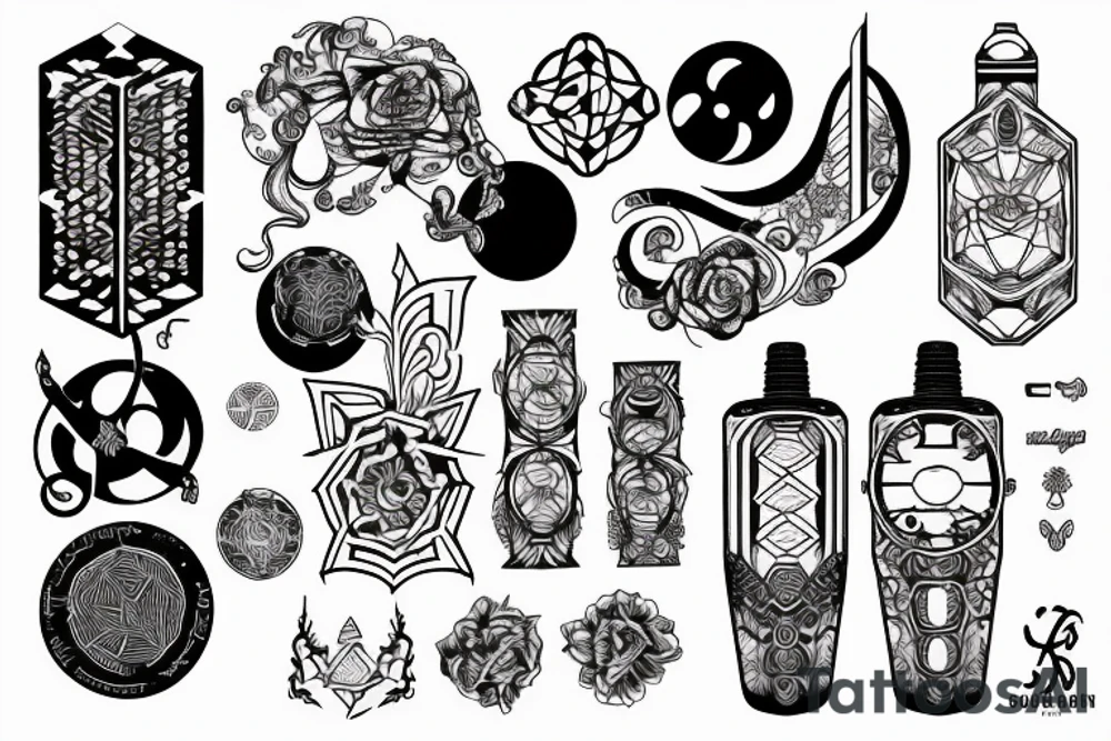 dolorean tattoo idea