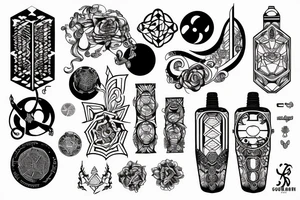 dolorean tattoo idea