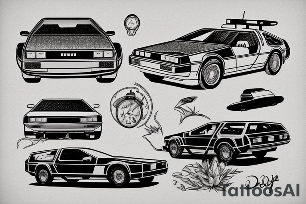 Delorean tattoo idea