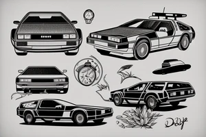 Delorean tattoo idea