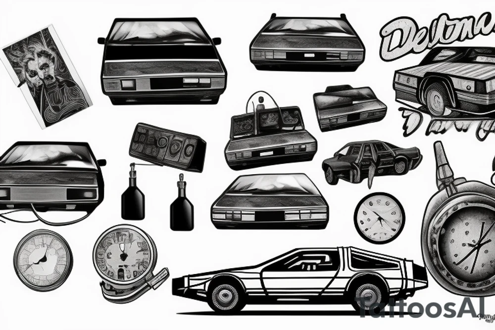 Delorean tattoo idea