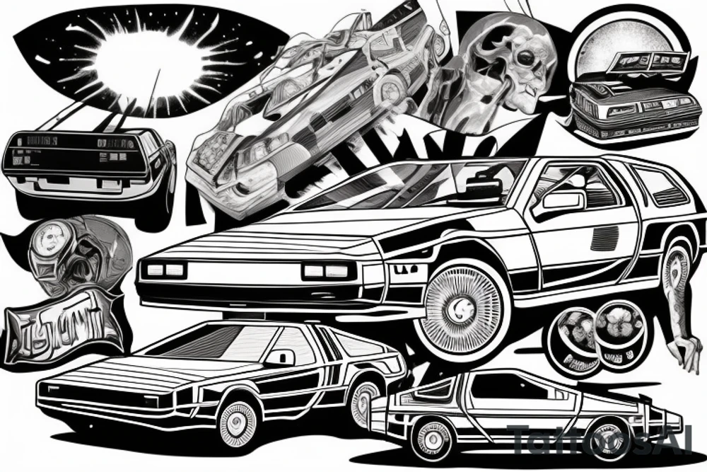 Delorean tattoo idea