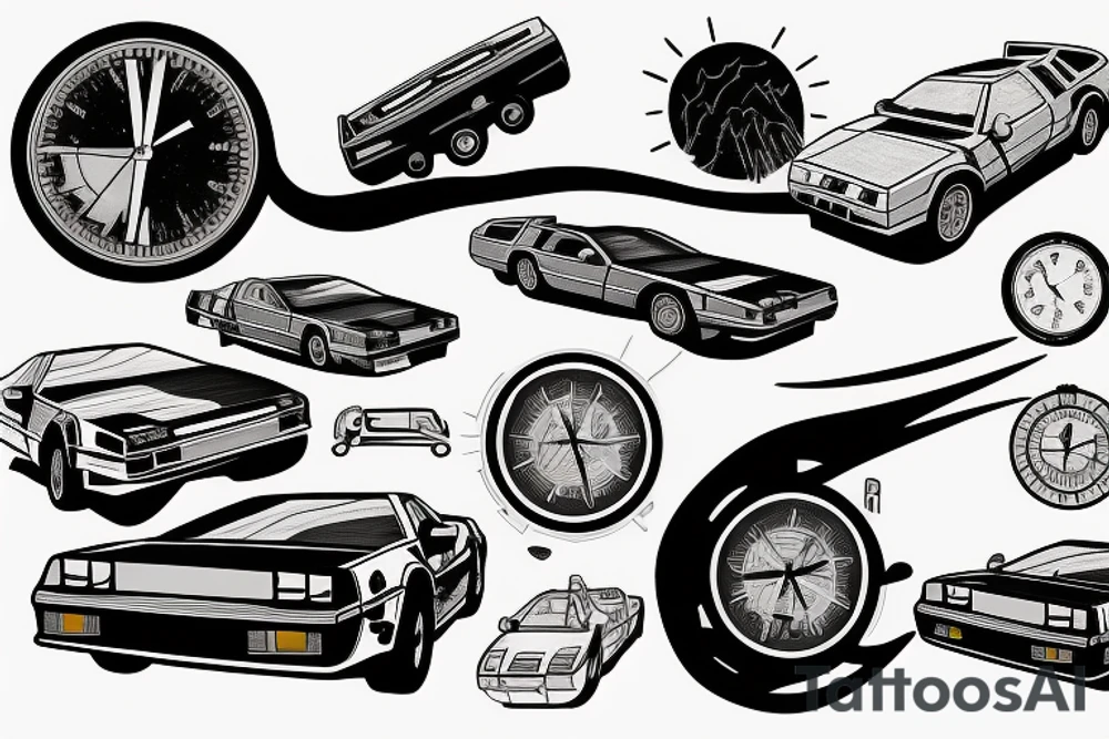 Delorean tattoo idea