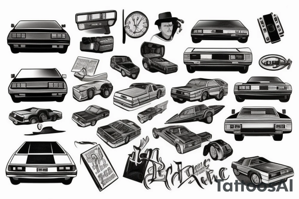 Delorean tattoo idea