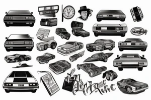 Delorean tattoo idea