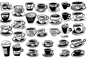 storm in a coffee cup tattoo idea