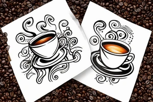 storm in a coffee cup tattoo idea