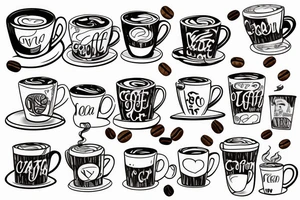 storm in a coffee cup tattoo idea