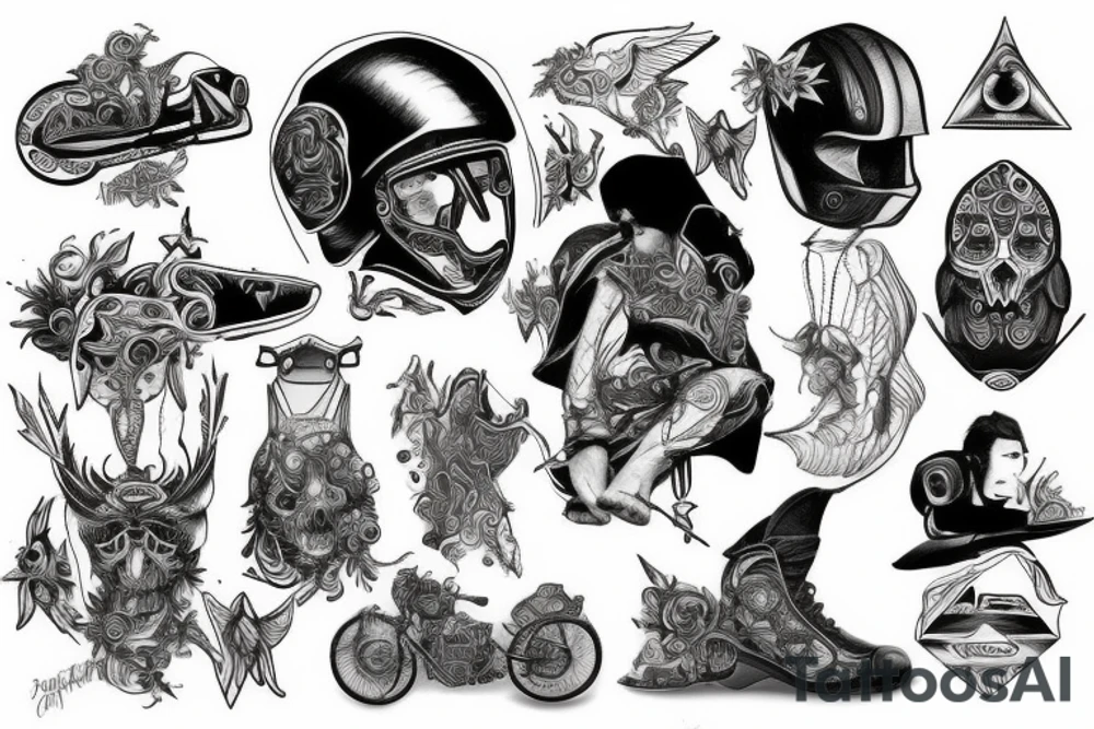 ben freeriding on lucas's tattoo idea