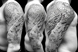ben snowboarding on another persons backside of body tattoo idea