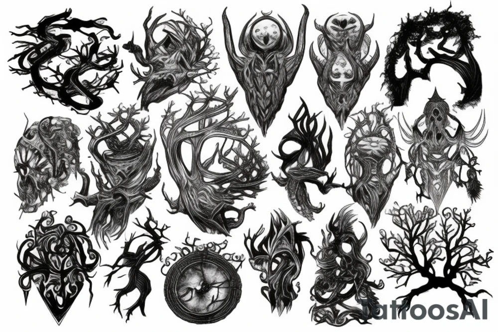 the yggdrasil world tree tattoo idea