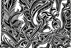 Fleur de lis  Phoenix tattoo idea