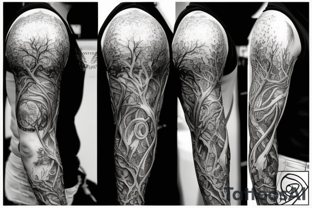 the yggdrasil world tree tattoo idea
