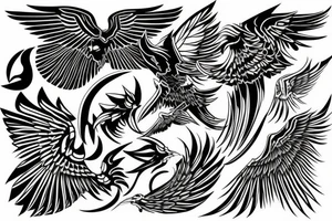 Blade Phoenix tattoo idea