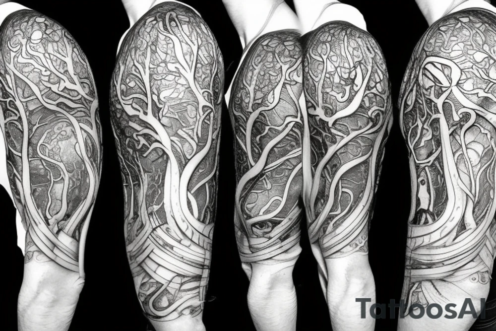 the yggdrasil world tree tattoo idea