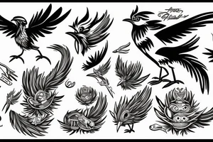 Road runner tattoo idea